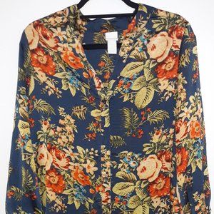 H&M Multicolor Floral Print Dress